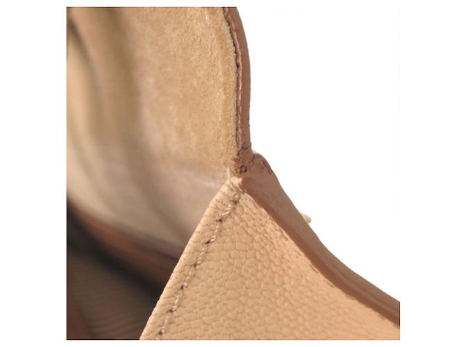 Clutch a Busta Chameleon Fendi in pelle bicolore beige - vista 27