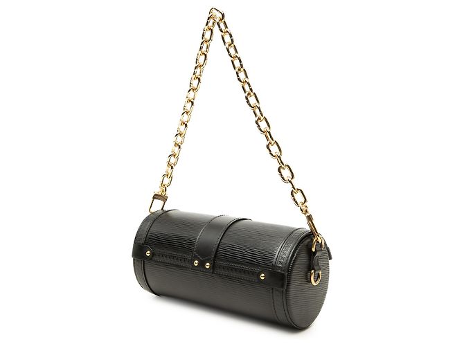Louis Vuitton Black Epi Papillon Trunk Negro - vista 2