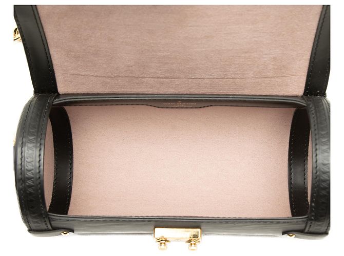 Louis Vuitton Black Epi Papillon Trunk Negro - vista 4