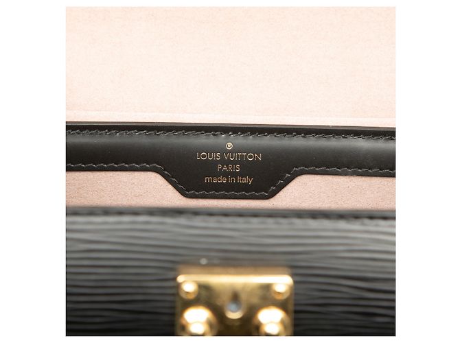 Louis Vuitton Black Epi Papillon Trunk Negro - vista 5