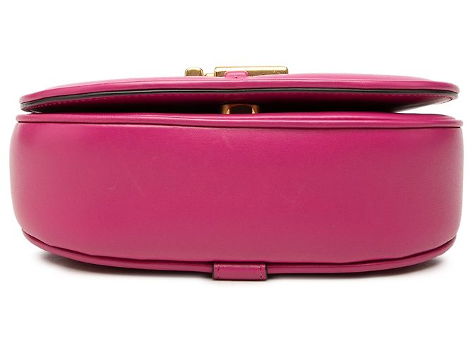 Fendi Pink Mini Leather C mon Crossbody Rosa - vista 3