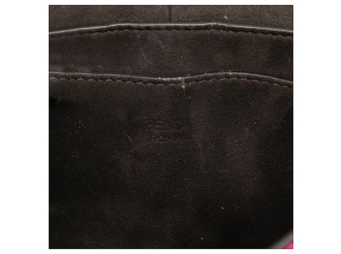 Fendi Pink Mini Leather C mon Crossbody Rosa - vista 5