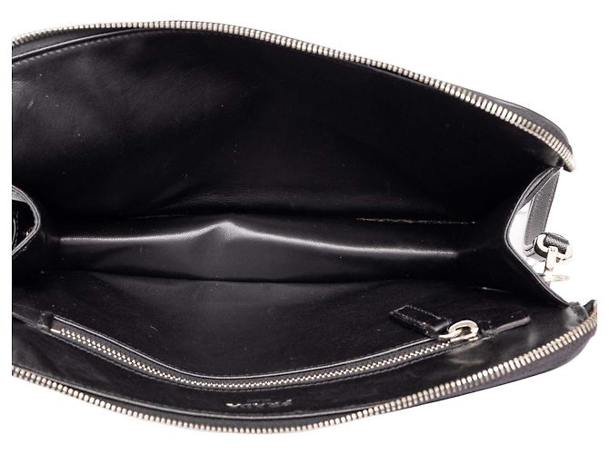 Clutch Prada Bellboy in Saffiano nero - vista 4