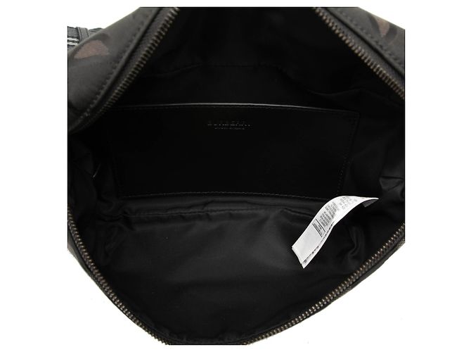 Borsello da cintura Sonny in nylon nero con monogramma TB Burberry - vista 4
