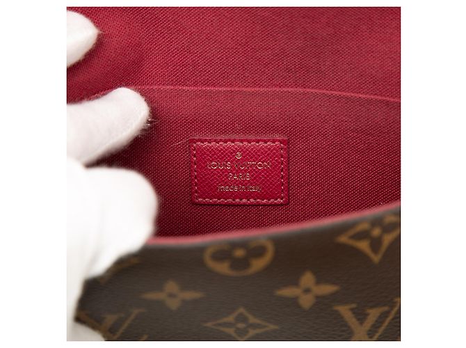 Louis Vuitton Brown Monogram Pochette Felicie - vista 5
