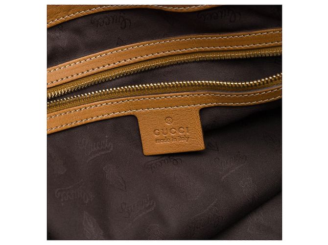 Gucci Beige Large GG Canvas GG Charm Tote - Ansicht 5