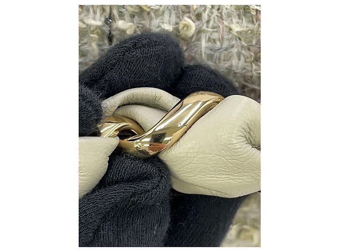 Chanel Gray Mini CC Quilted Tweed Chain Handle Flap - vista 9