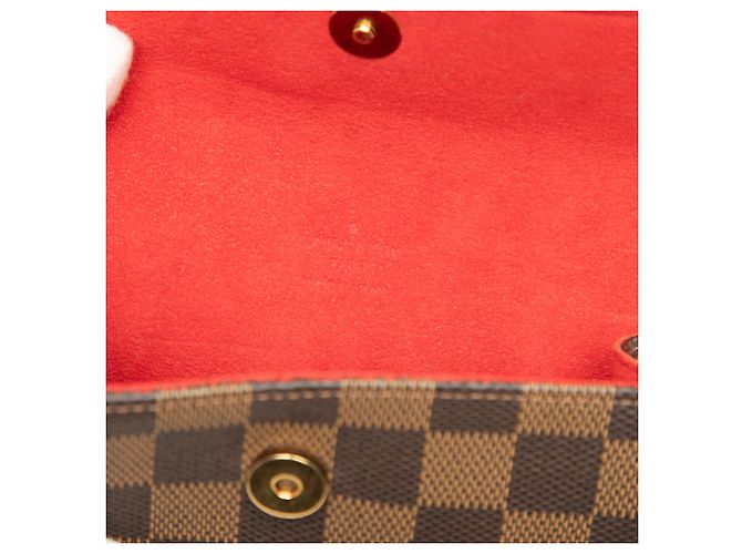 Louis Vuitton Brown Damier Ebene Florentine Pochette Marrone - vista 5