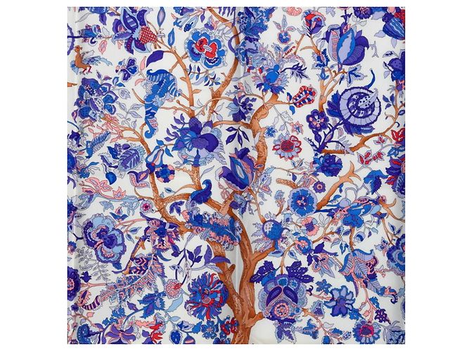 Hermès Foulard Hermes Carre 90 Fantaisies Indiennes Multicolore - vista 2