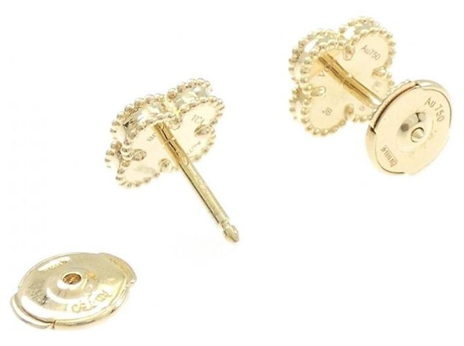 Orecchini Van Cleef & Arpels Sweet Alhambra D'oro - vista 3