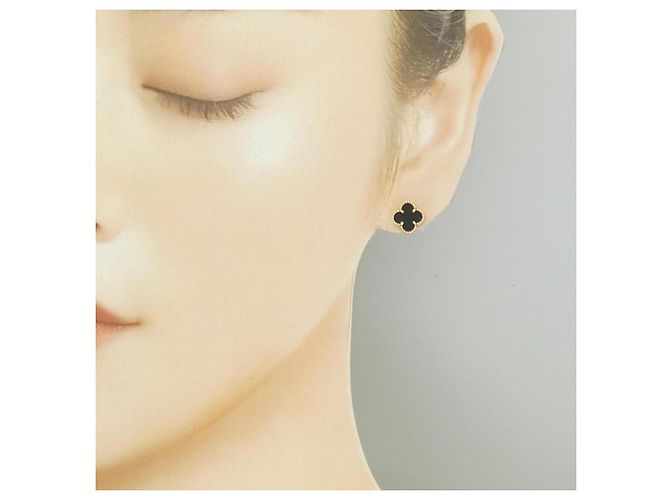 Orecchini Van Cleef & Arpels Sweet Alhambra D'oro - vista 4