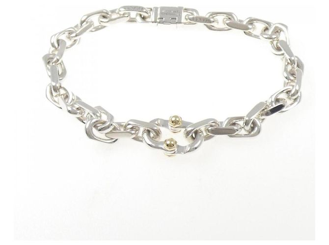 Autre Marque Bracciale Tiffany Makers Narrow Argento D'oro - vista 2