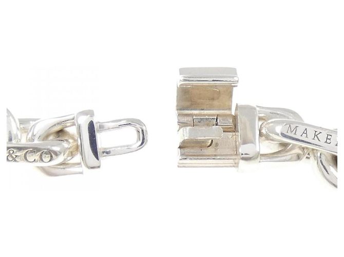 Autre Marque Bracciale Tiffany Makers Narrow Argento D'oro - vista 3