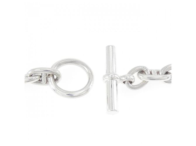 Hermès Hermes Chaine d'Ancre TPM Bracelet Prata - vista 3