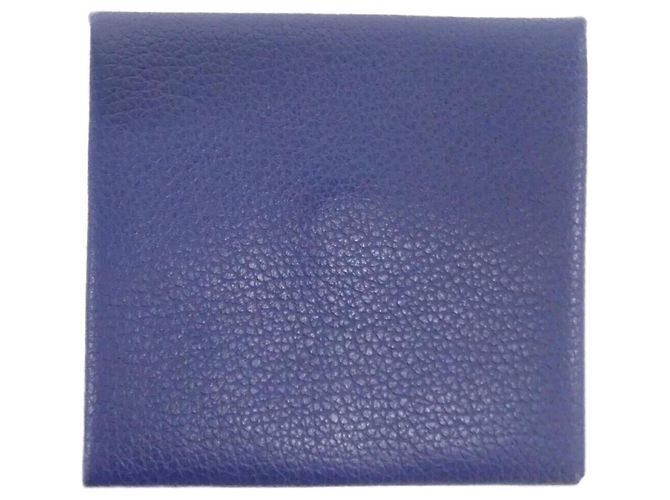 Hermès Bastia Verso Coin Case Blu - vista 2