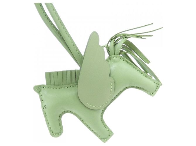 Hermès Hermes Rodeo Pegasus Handbag Charm Verde Verde chiaro - vista 2