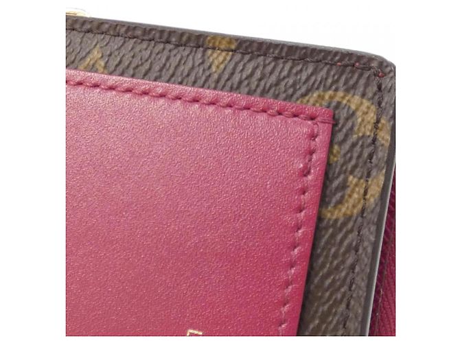 Louis Vuitton Monogram Portefeuille Lou M82377 Wallet Braun Fuschia - Ansicht 5