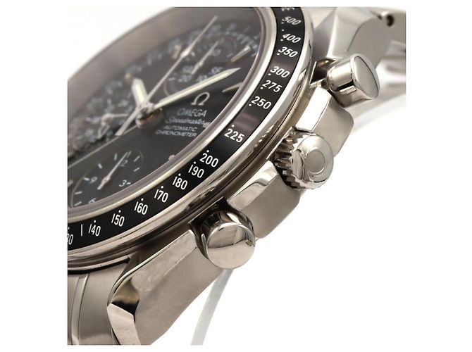 Relógio automático Omega Speedmaster Day-Date 3220.50 em aço inoxidável - vista 3