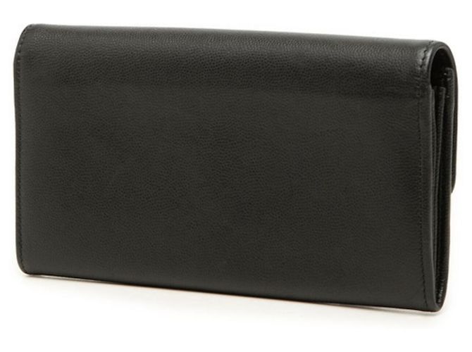 Portafoglio lungo Chanel Coco Mark Nero - vista 2