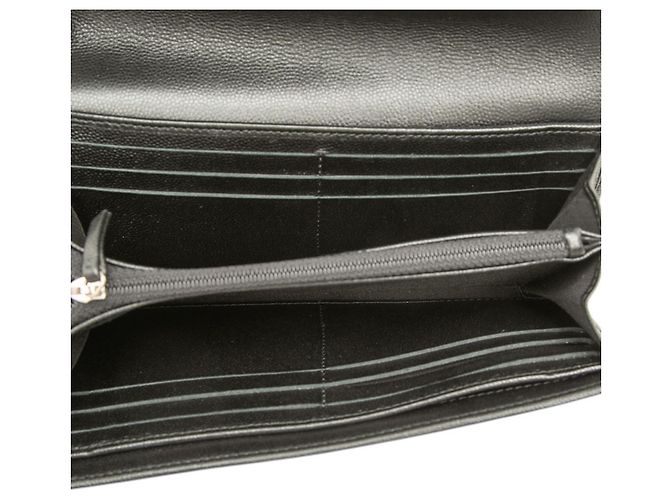 Portafoglio lungo Chanel Coco Mark Nero - vista 4