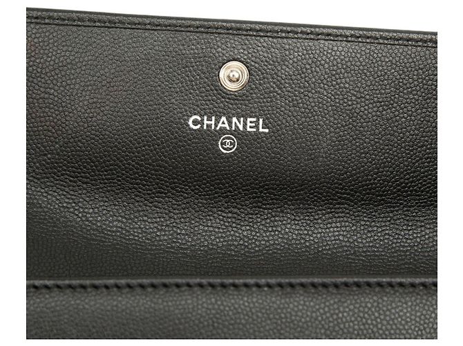 Portafoglio lungo Chanel Coco Mark Nero - vista 5