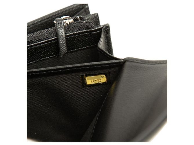 Portafoglio lungo Chanel Coco Mark Nero - vista 6