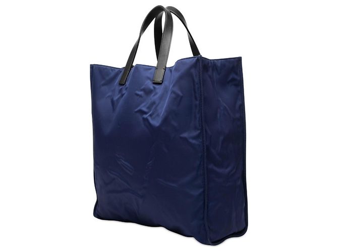 Fendi Bugs Monster FF Logo Tote Bag Marineblau - Ansicht 2