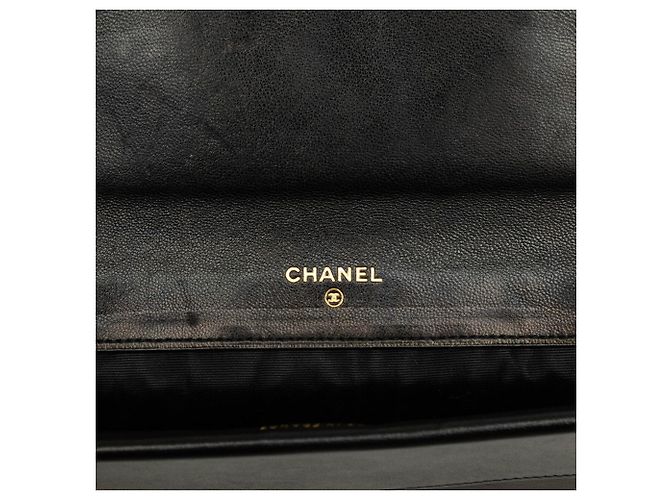Carteira Longa Chanel Coco Mark Preto - vista 8