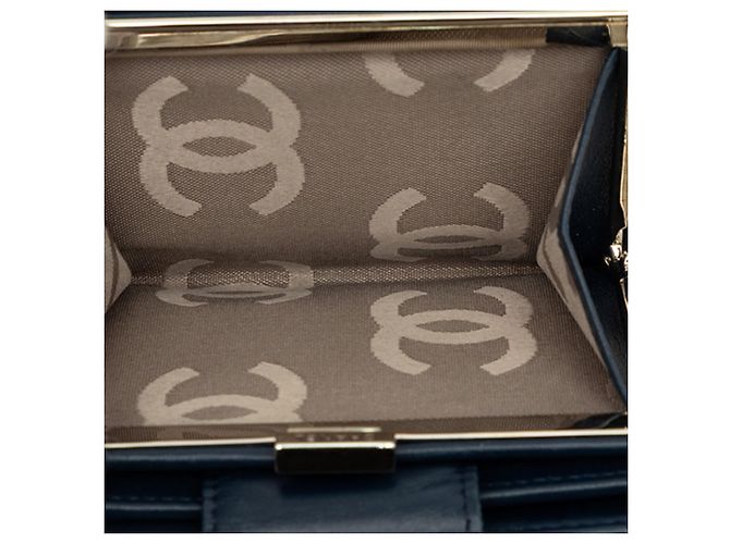 Chanel Cambon Line Coco Mark Bi-fold Geldbörse - Ansicht 4