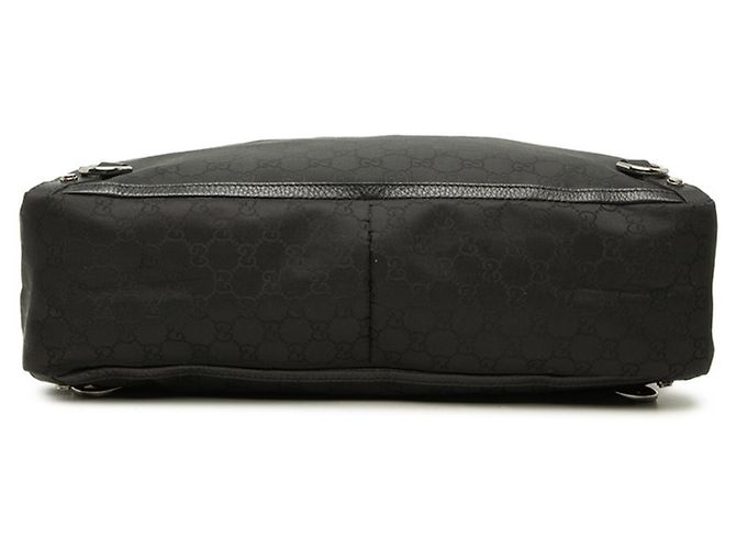 Borsa Tote Gucci GG Canvas Abbey Nero - vista 3