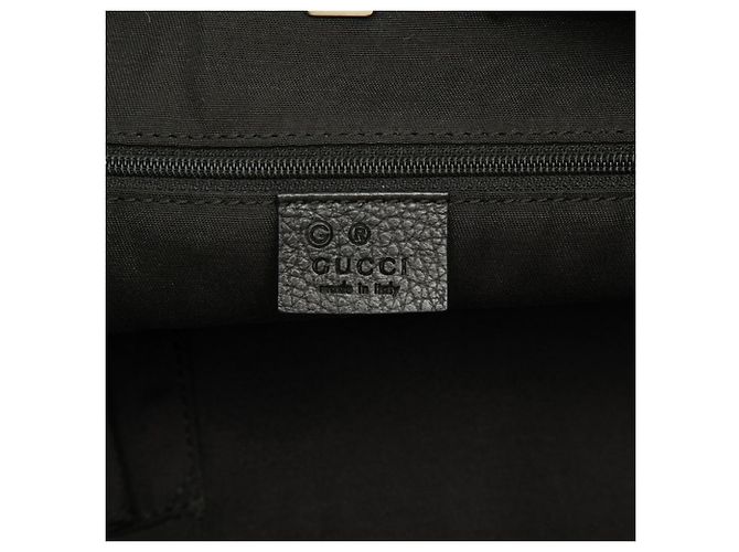 Borsa Tote Gucci GG Canvas Abbey Nero - vista 5