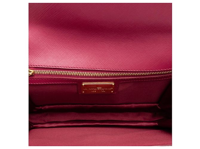 Borsa a tracolla Salvatore Ferragamo Vara Ribbon Chain - vista 4
