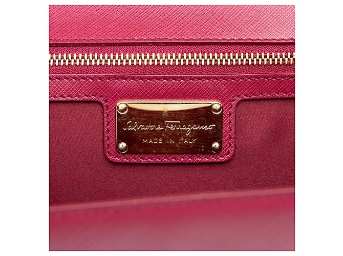 Borsa a tracolla Salvatore Ferragamo Vara Ribbon Chain - vista 5