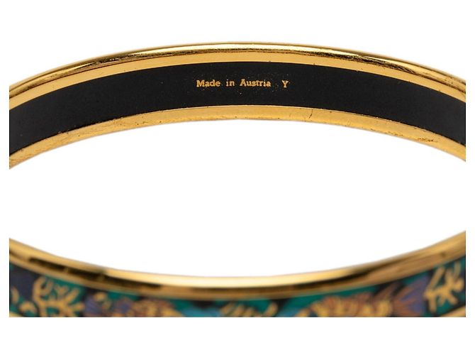 Hermès Bracciale Hermes Enamel PM Cloisonné D'oro - vista 5