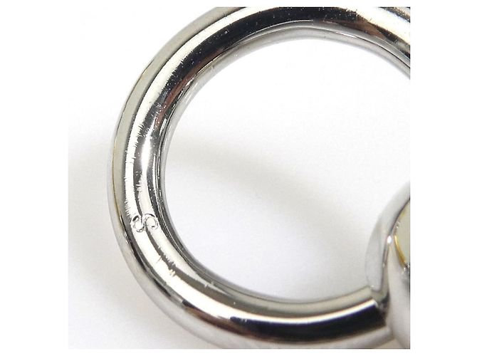 Hermès Hermes Epure Equestre PM Ohrringe Silber Golden - Ansicht 8
