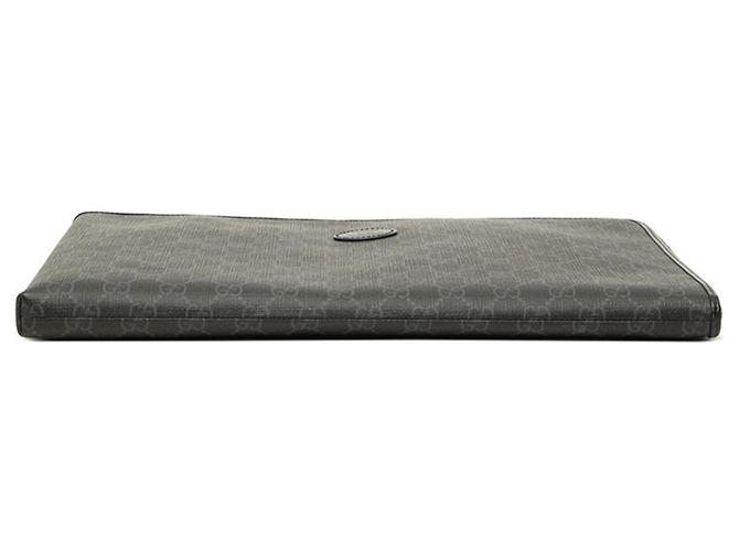 Clutch Gucci GG Supreme Second Bag Nero - vista 3
