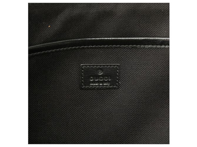 Clutch Gucci GG Supreme Second Bag Nero - vista 5