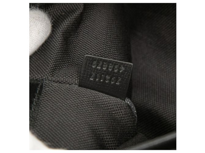 Clutch Gucci GG Supreme Second Bag Nero - vista 6