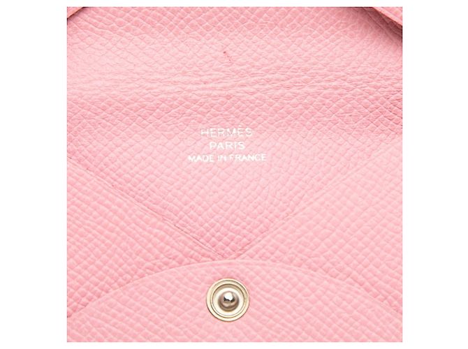 Hermès Cartera/Monedero Hermes Calvi Rosa - vista 5