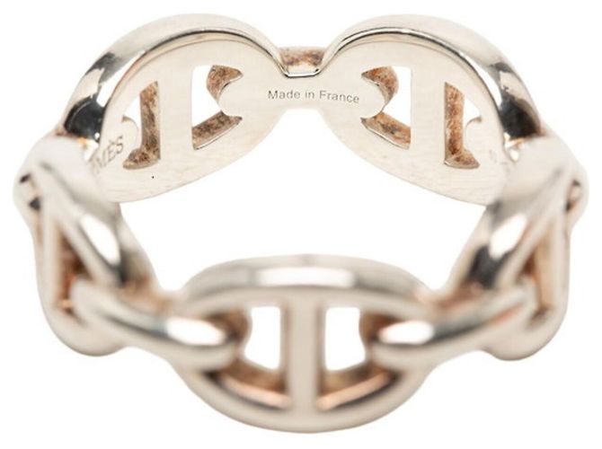 Ring Hermès Anillo Hermes Chaine d'Ancre Enchainée PM Plata - vista 3