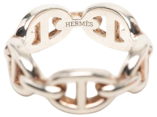 Ring Hermès Anillo Hermes Chaine d'Ancre Enchainée PM Plata - vista 4
