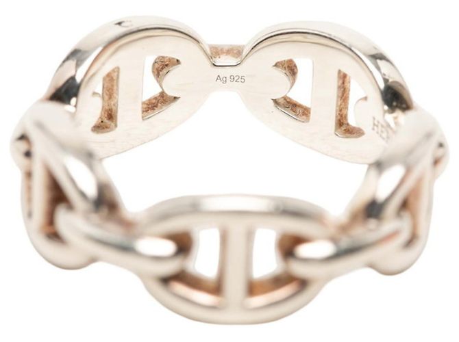 Ring Hermès Anillo Hermes Chaine d'Ancre Enchainée PM Plata - vista 6