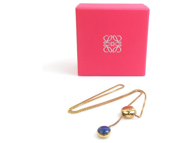 Loewe Halskette in Blau und Gold Golden - Ansicht 8