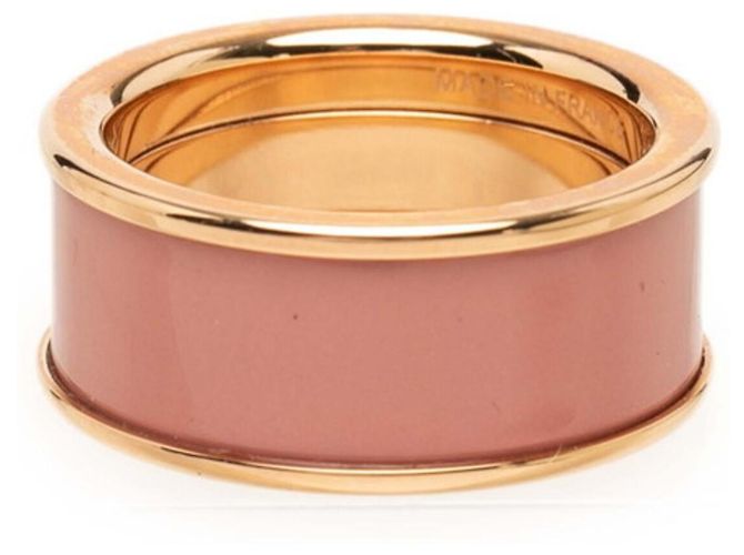 Hermès Hermes Ring mit Emaille-Band in Roségold Golden - Ansicht 3