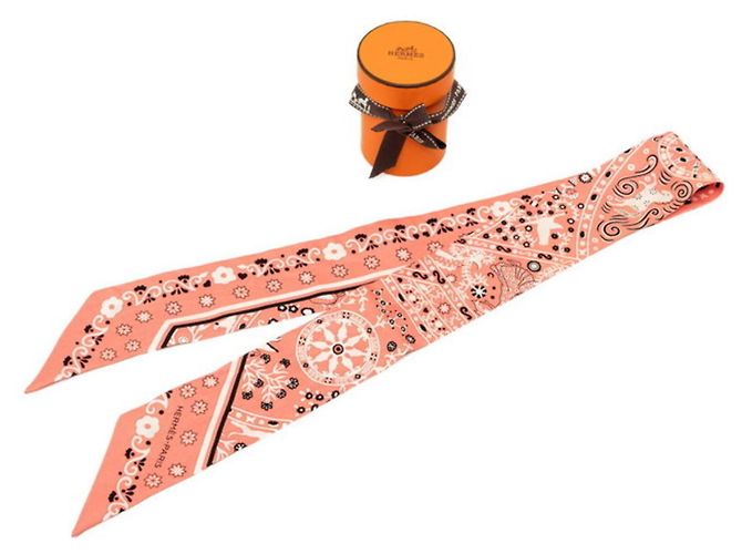 Hermès Hermes Twilly Peuple du Vent Scarf - view 5