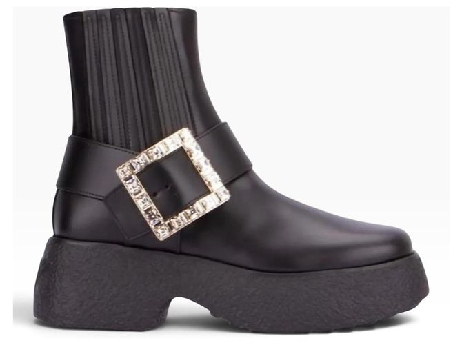 Roger Vivier Viv' Rangers Botines Chelsea de piel - vista 2
