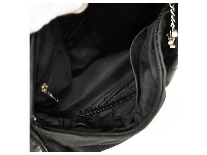 Borsa a tracolla Chanel Paris Biarritz Nero - vista 4