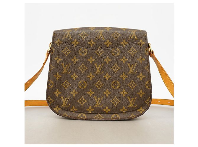 Borsa a tracolla Louis Vuitton Monogram Saint Cloud GM Marrone - vista 11