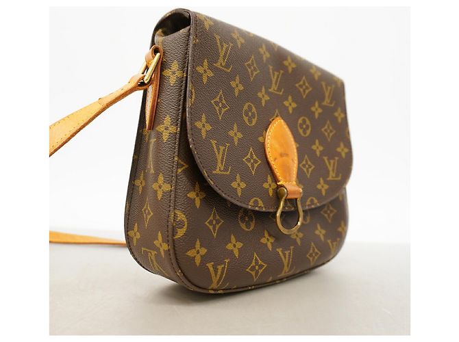 Borsa a tracolla Louis Vuitton Monogram Saint Cloud GM Marrone - vista 2