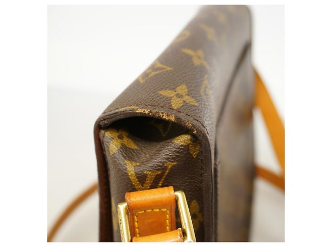 Borsa a tracolla Louis Vuitton Monogram Saint Cloud GM Marrone - vista 6